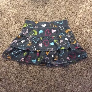 Girls heart skirt
